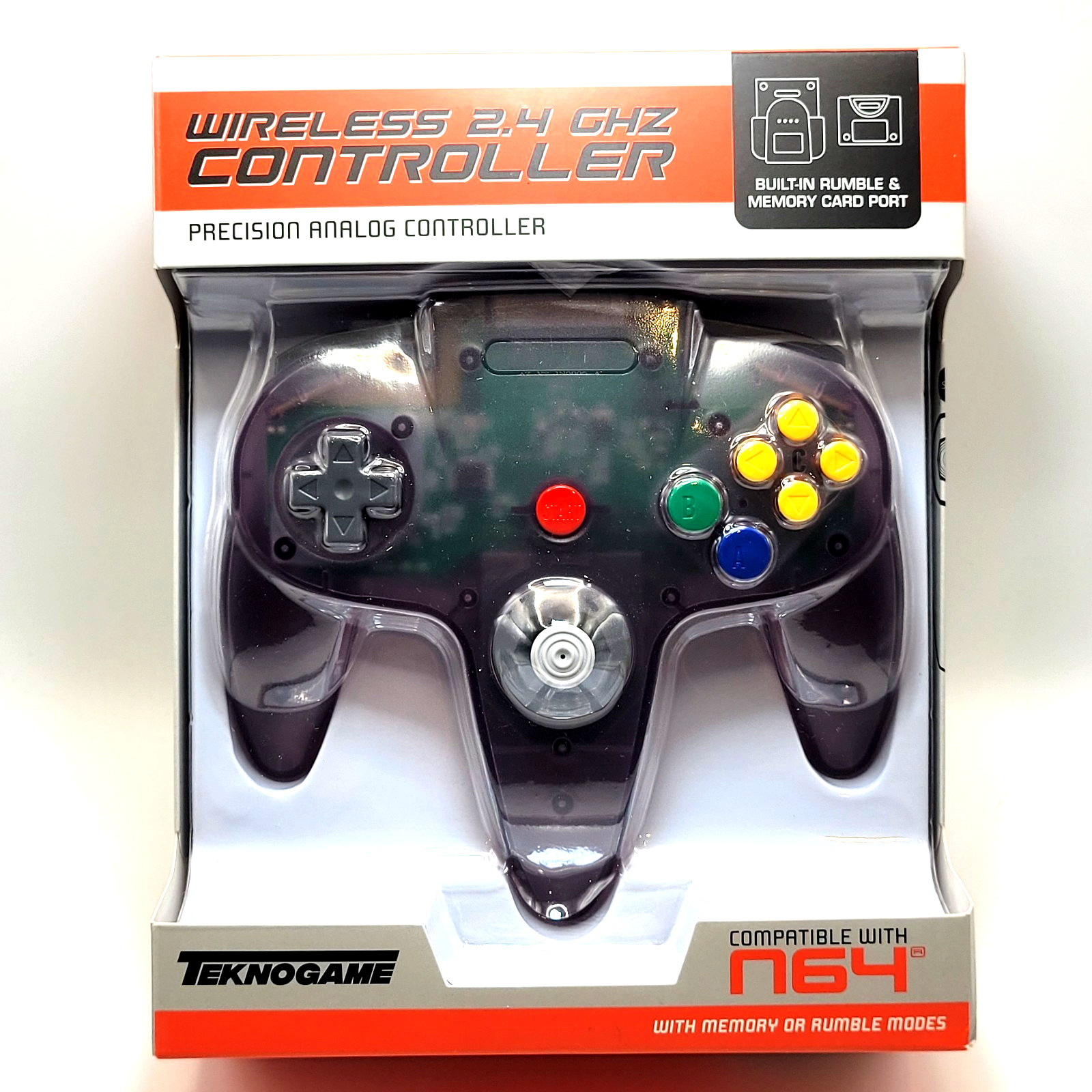 Nintendo 64 Wireless Controller 2.4 Ghz for N64 – TeknoGame® – Atomic Purple
