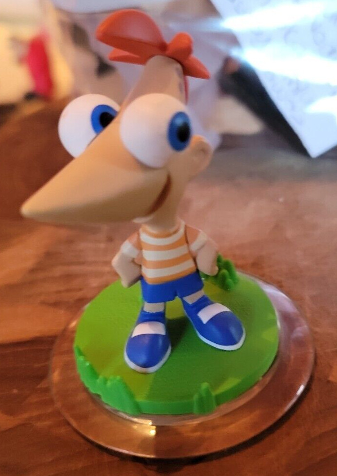 Disney Infinity Phineas & Ferb Figure Character Phineas and Agent P Perry Lot of