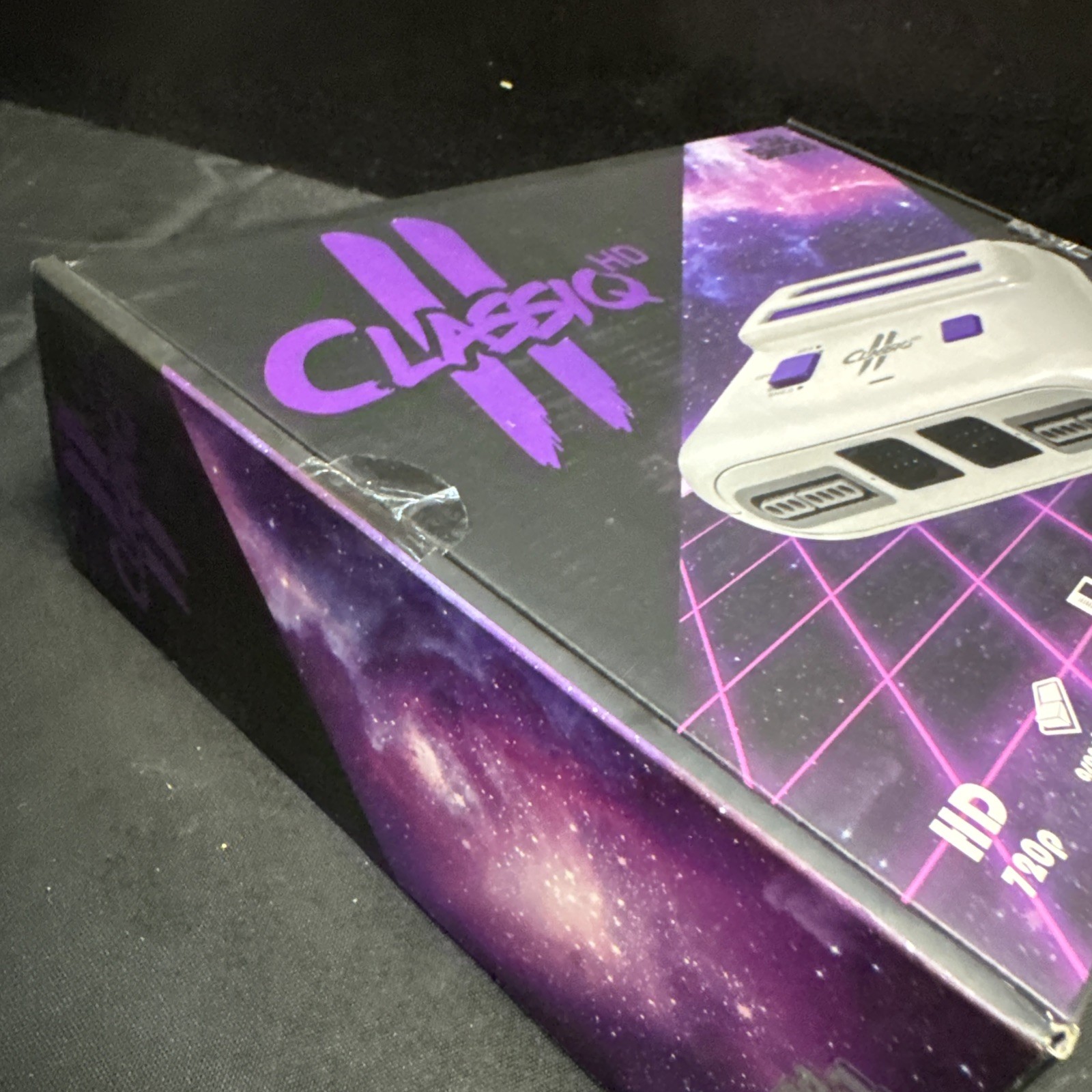 Classiq 2 HD 720p Twin Video Game System Grey/Purple for SNES/NES *OLD SKOOL*