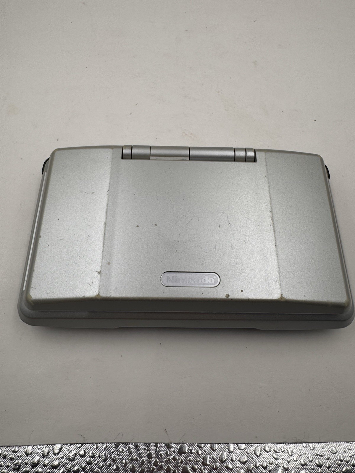 Nintendo DS Original NTR-001 Platinum + 2 Games Bundle Tested w/ Stylus