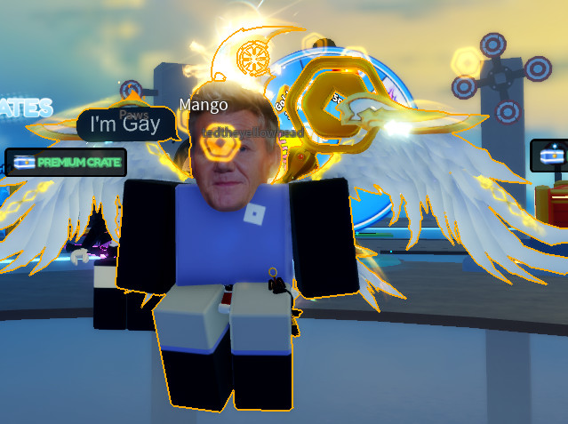 Roblox Blade Ball Seraphim🔥 /WITH FINISHER/🔥 HALF RAP PRICE