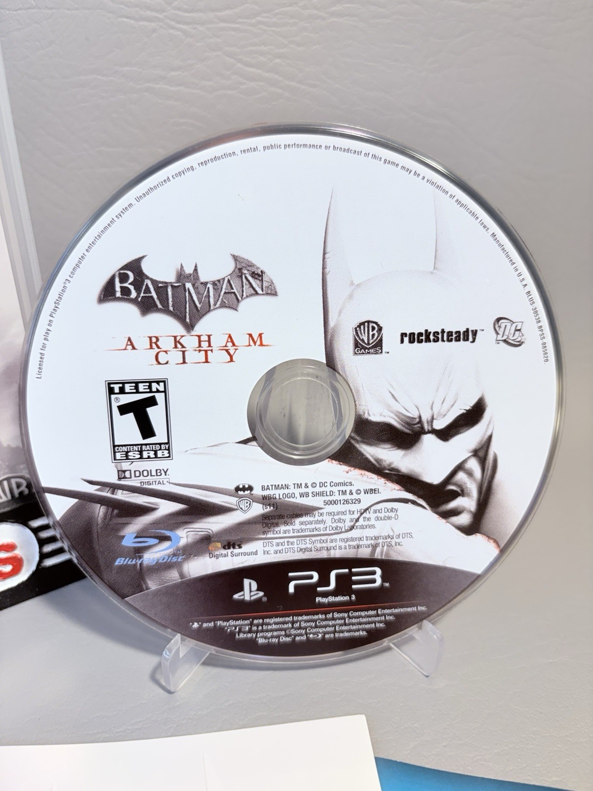 Batman: Arkham City (PS3 PlayStation 3, 2011) Complete CIB Excellent Refurbished