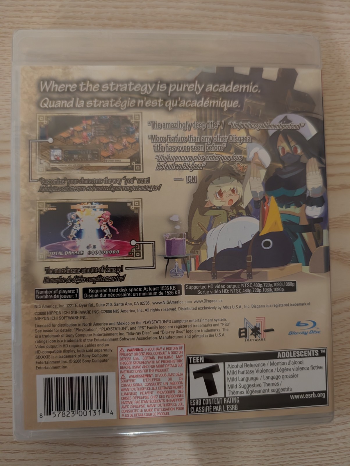 Disgaea 3: Absence of Justice PlayStation 3 (Sealed)