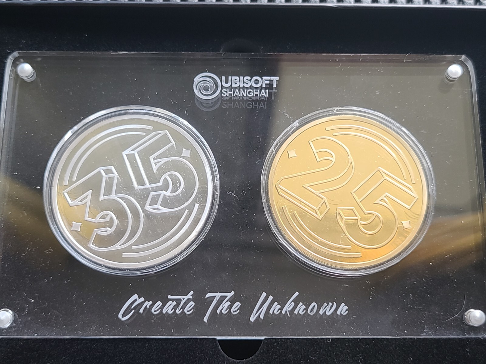 Ubisoft Developer Coin Medal 25th 35th anniversary Shanghai rare promo Xbox PS5