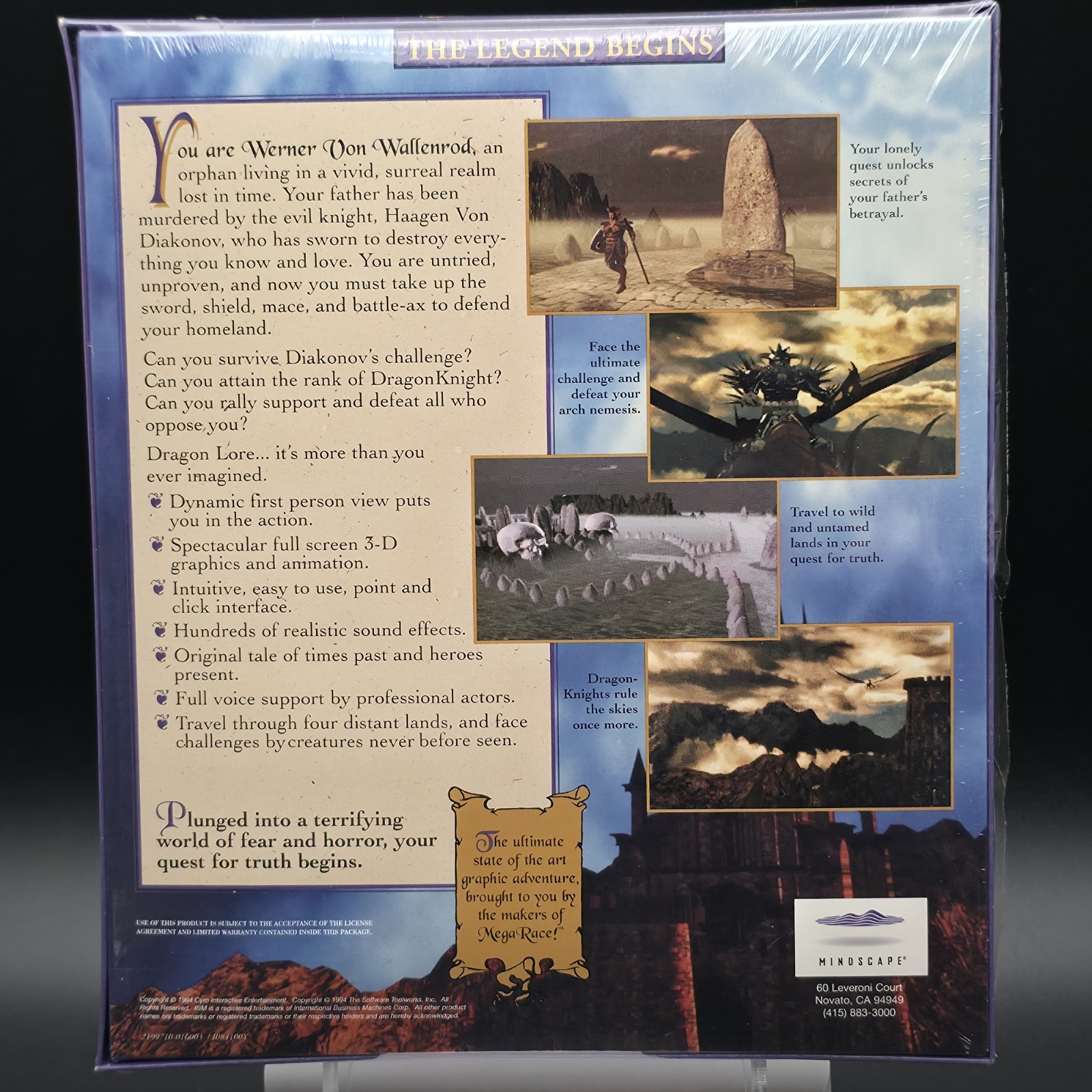 Dragon Lore: The Legend Begins, 1994, Big Box, New & Sealed