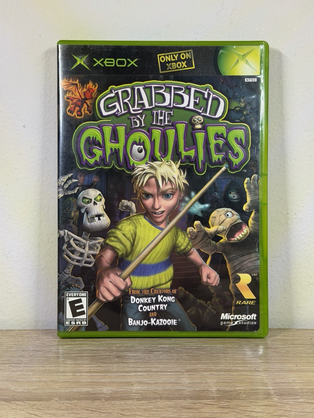 Grabbed by the Ghoulies (Microsoft Xbox, 2003) CIB w Manual & Insert | Tested ✅