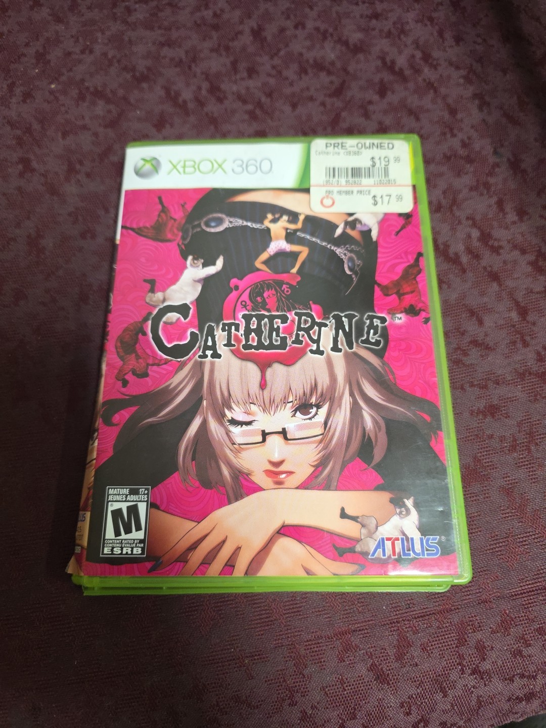 Catherine Microsoft Xbox 360, 2011 Atlus – CIB Will Replace Case Before Shipping