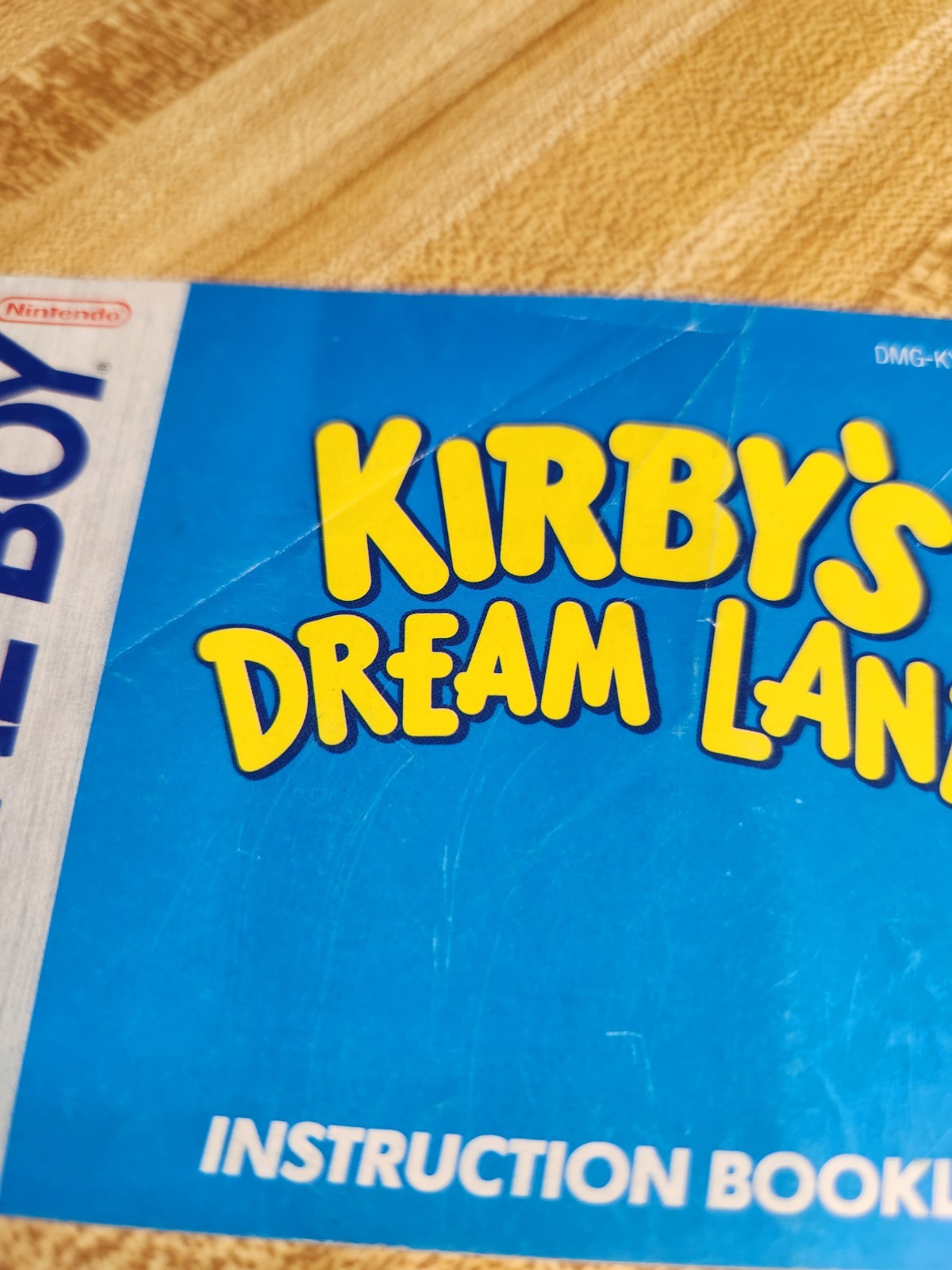 Kirby’s Dream Land Manual Only Nintendo Game Boy DMG-KY-USA
