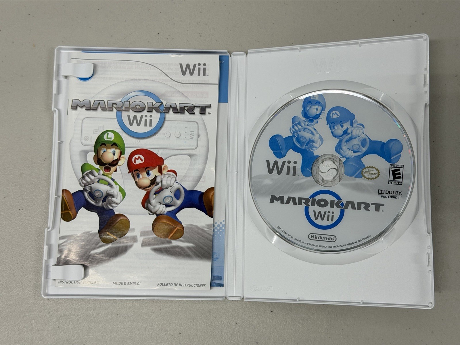 Mario Kart Wii Nintendo Wii Complete CIB Manual Tested Working Authentic