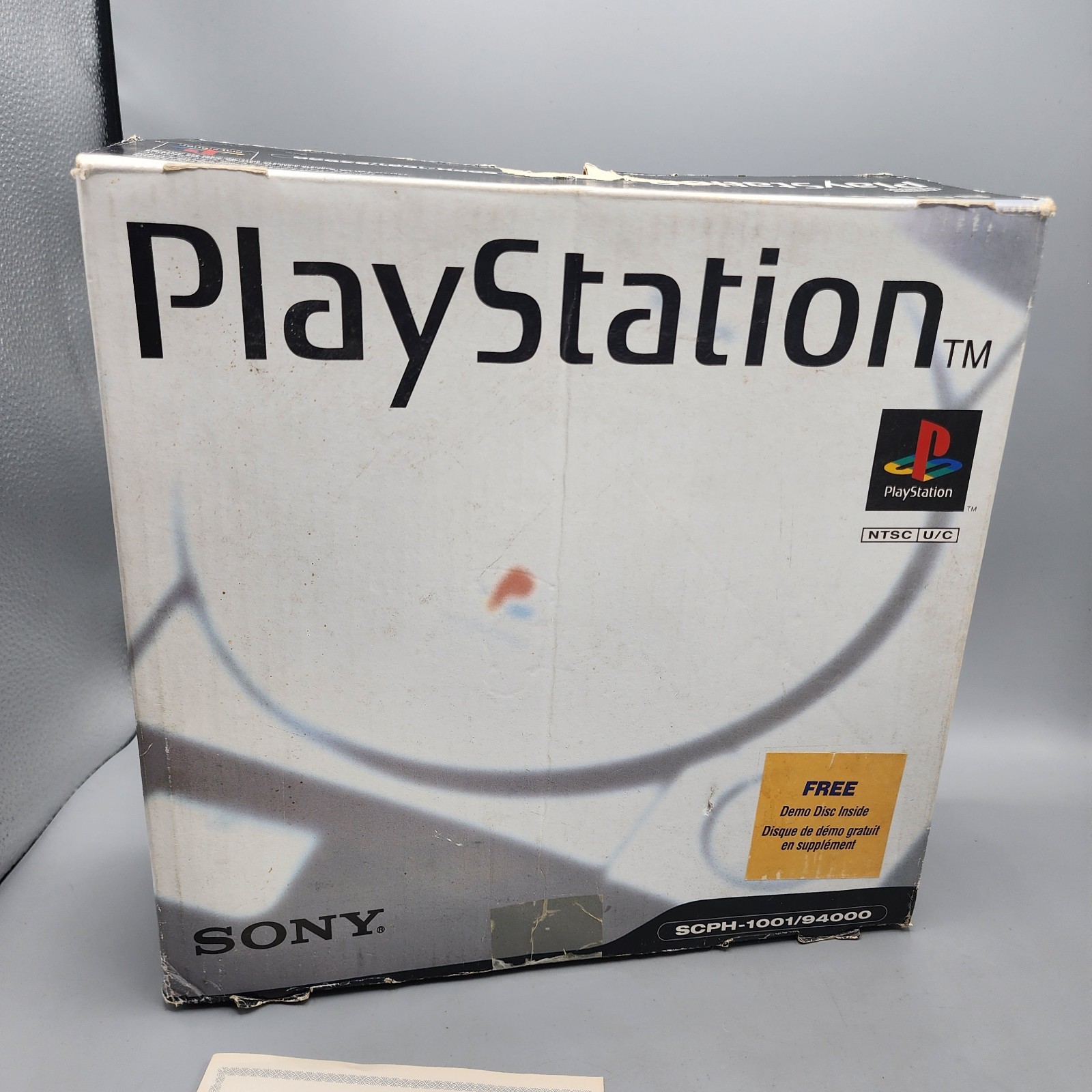 Sony PlayStation SCPH-1001 Console Box, Foam & Insert ONLY / No Console / READ