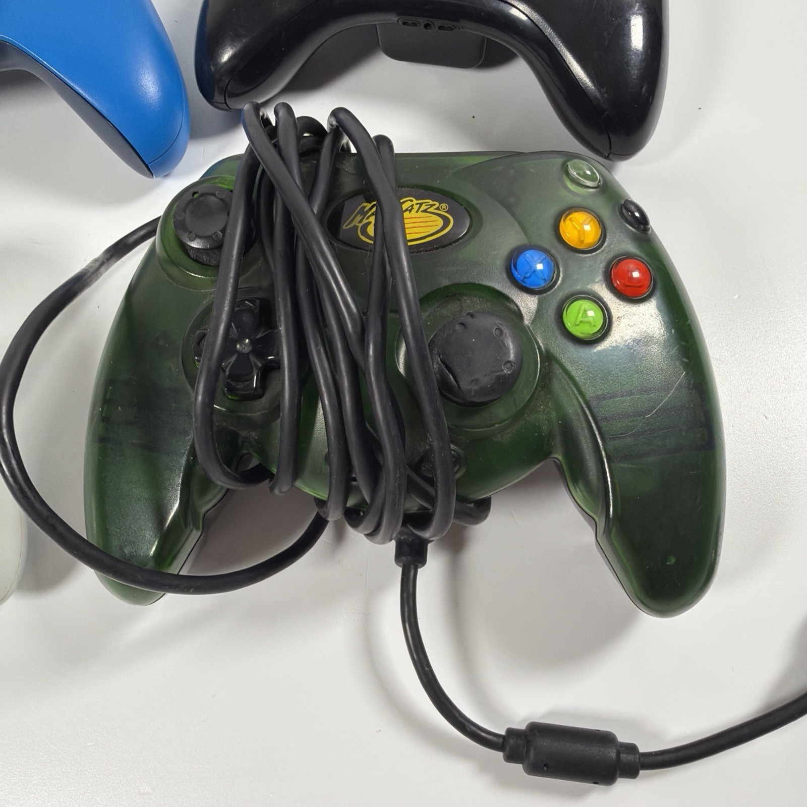 Microsoft Xbox, 360, Xbox One Wireless Controllers And Wired Lot Of 4 Untested