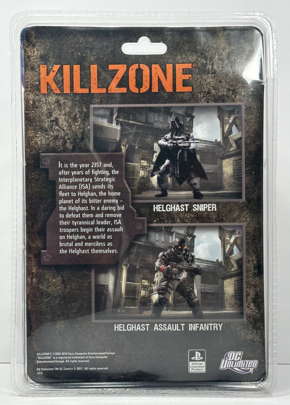 Killzone Helghast Sniper 6” Action Figure 2011 DC Unlimited Toys PlayStation