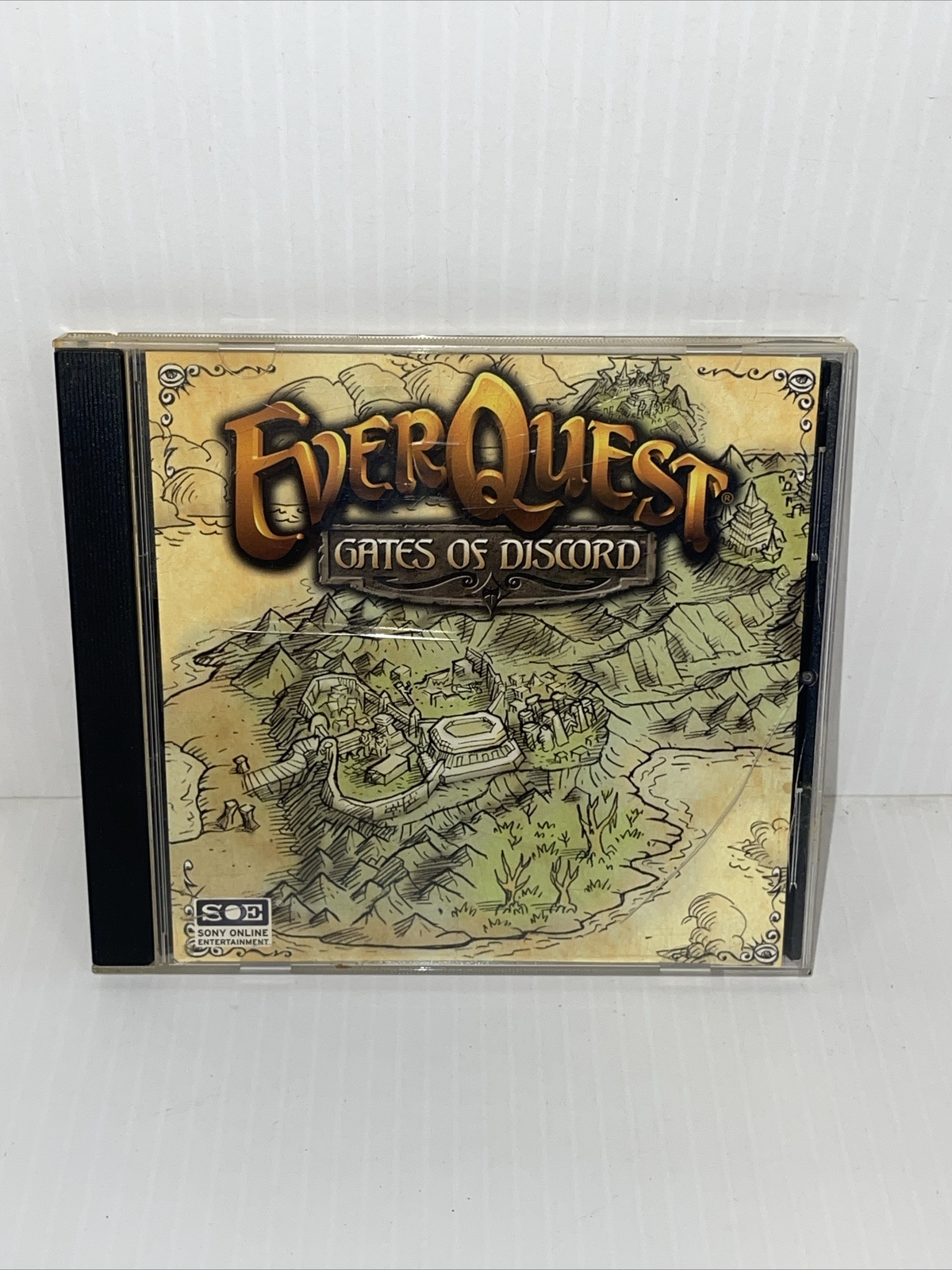 9 EverQuest PC CD ROM VIdeo Game Lot +CLOTH MAP DRAGONS OF NORRATH, TRILOGY