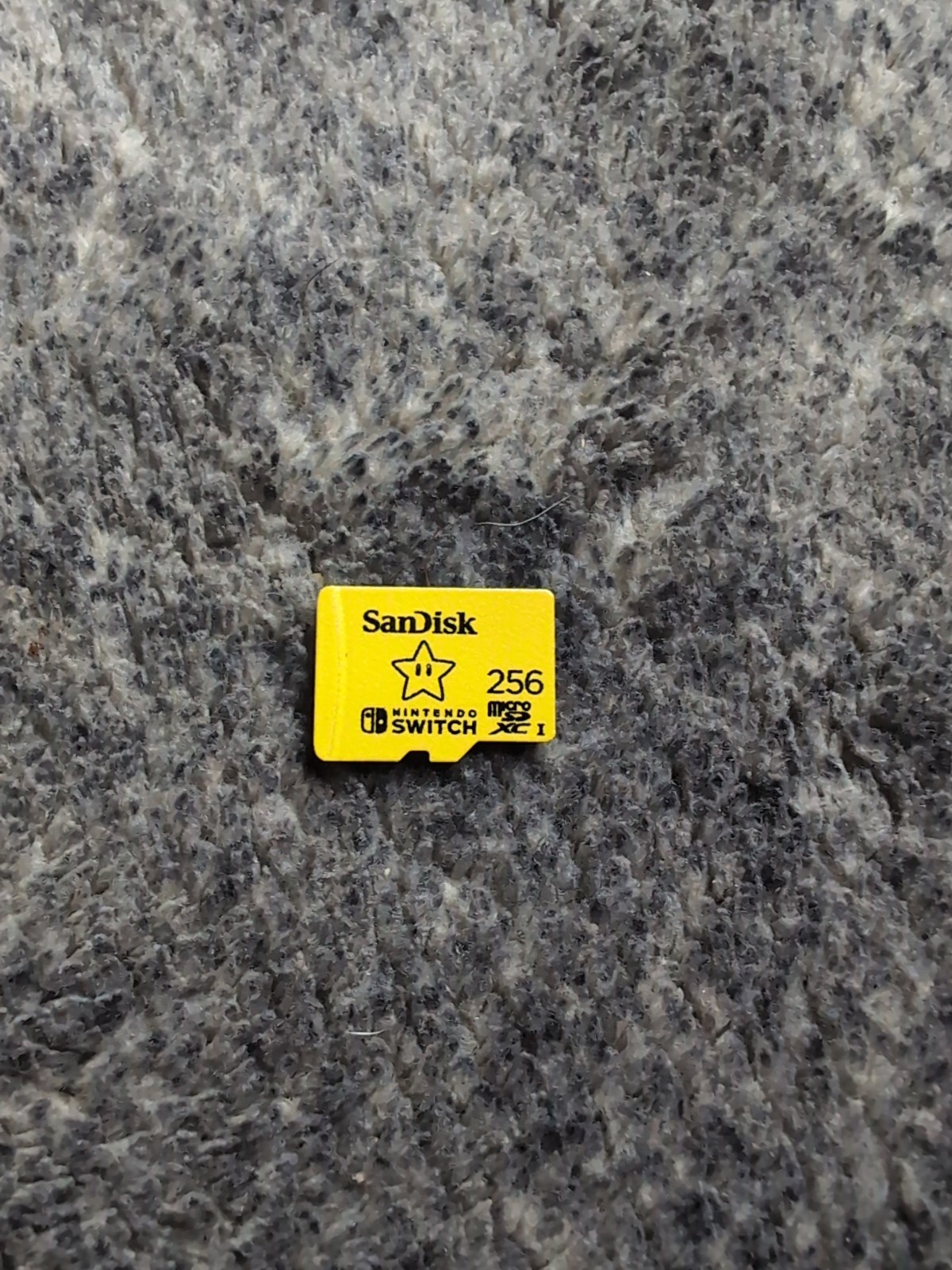 Sandisk 256GB Nintendo Switch 1 Memory Card Micro SD SDXC Yellow Star Free Ship!