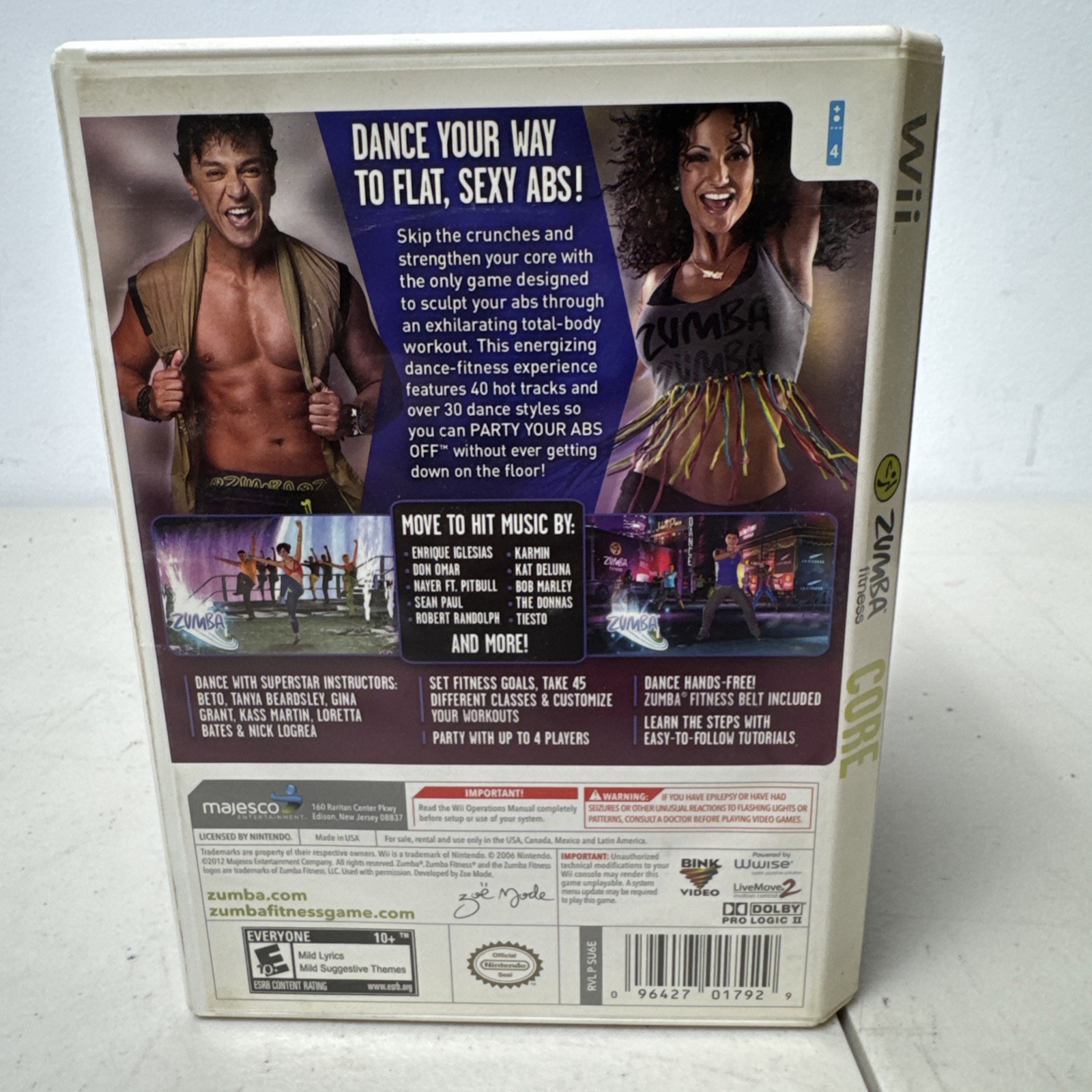 Zumba Fitness Core (Nintendo Wii, 2012)