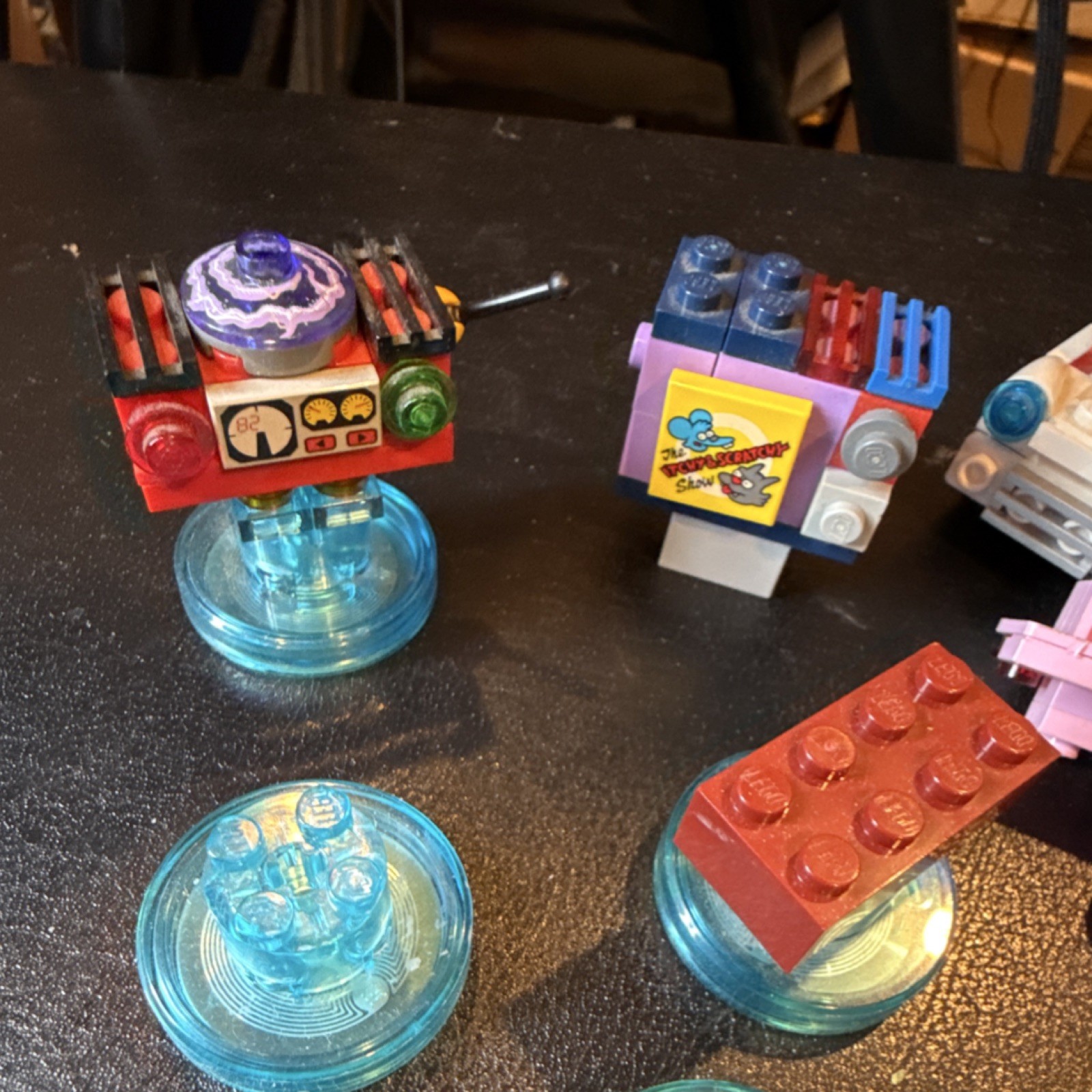 Lot of 11 LEGO Dimensions Toy Tag Bases & Builds (2015)