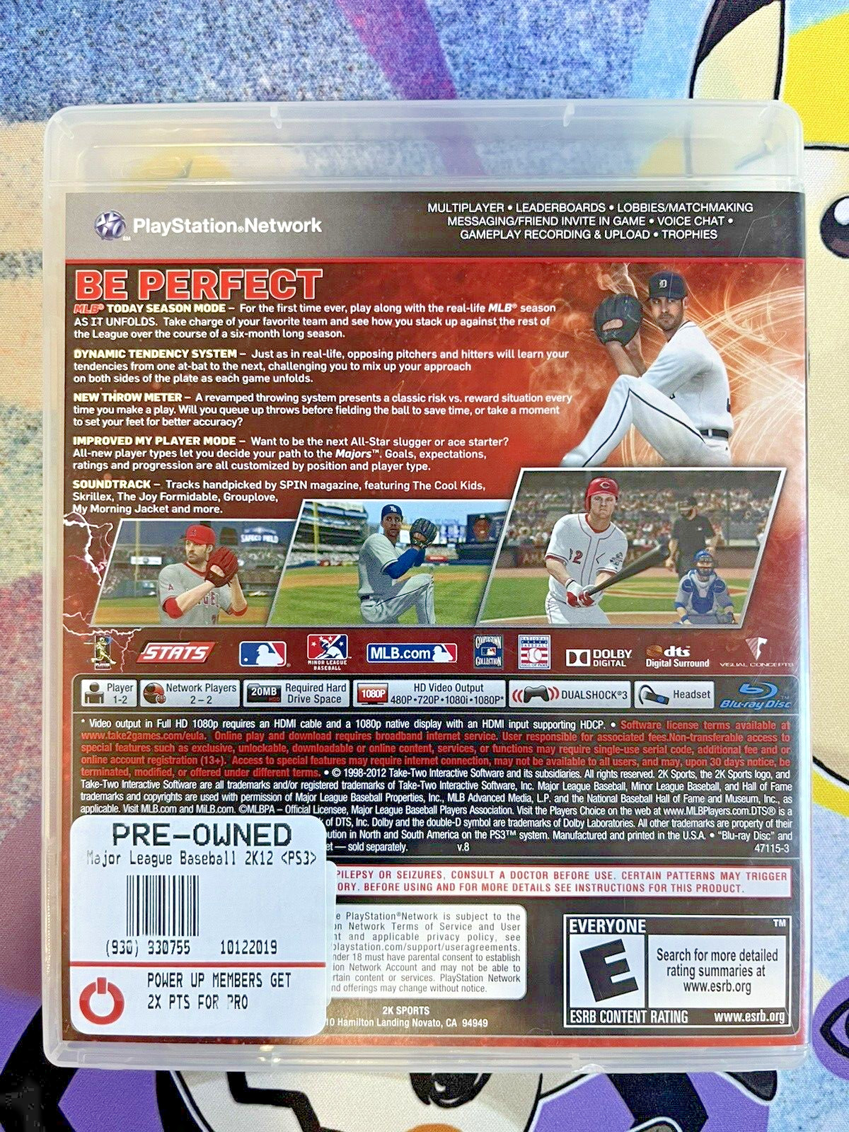 Major League Baseball 2K12 (Sony PlayStation 3, 2012)