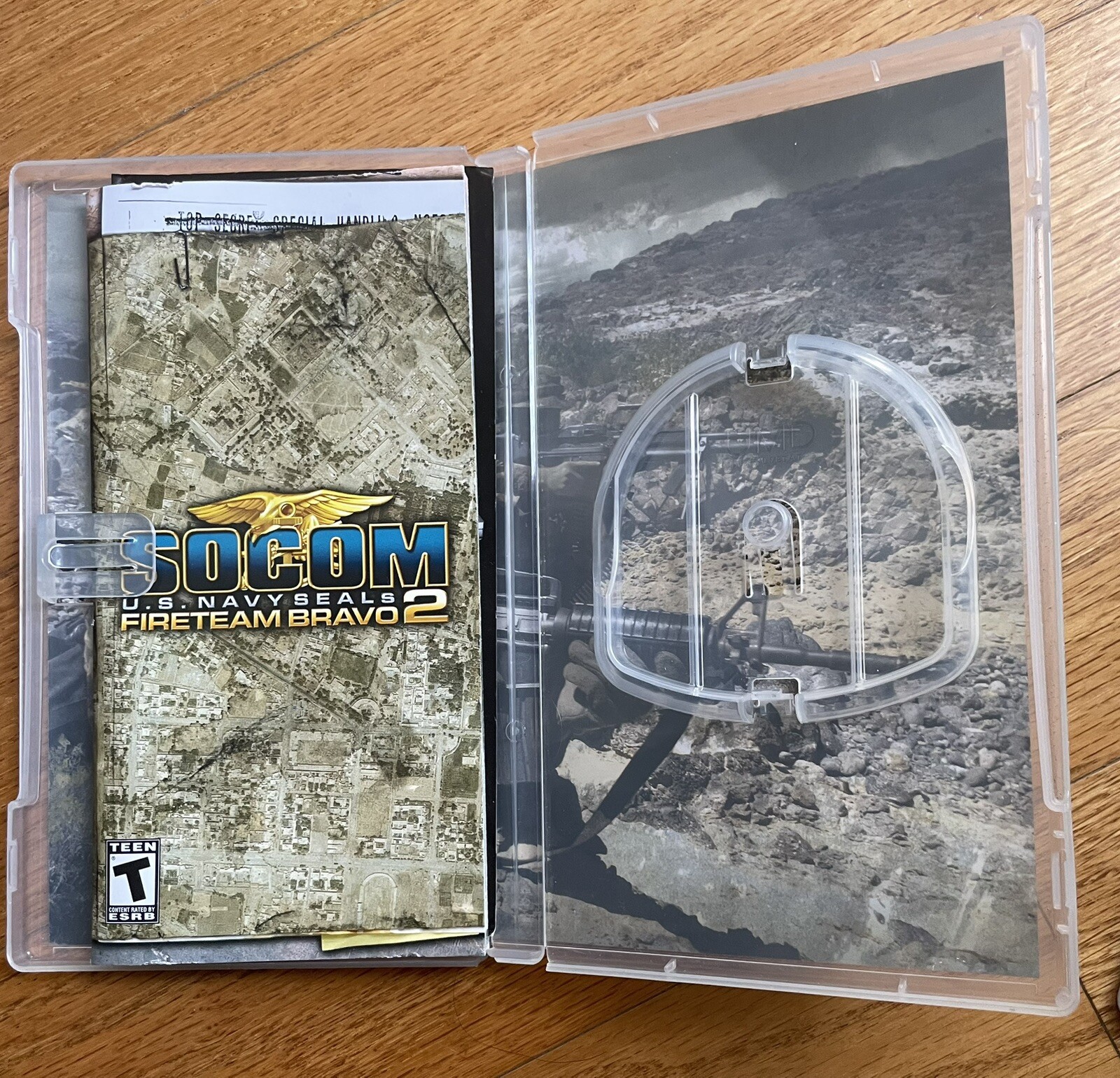 SOCOM: U.S. Navy SEALs Fireteam Bravo 2 Greatest Hits Sony PSP Complete in Box