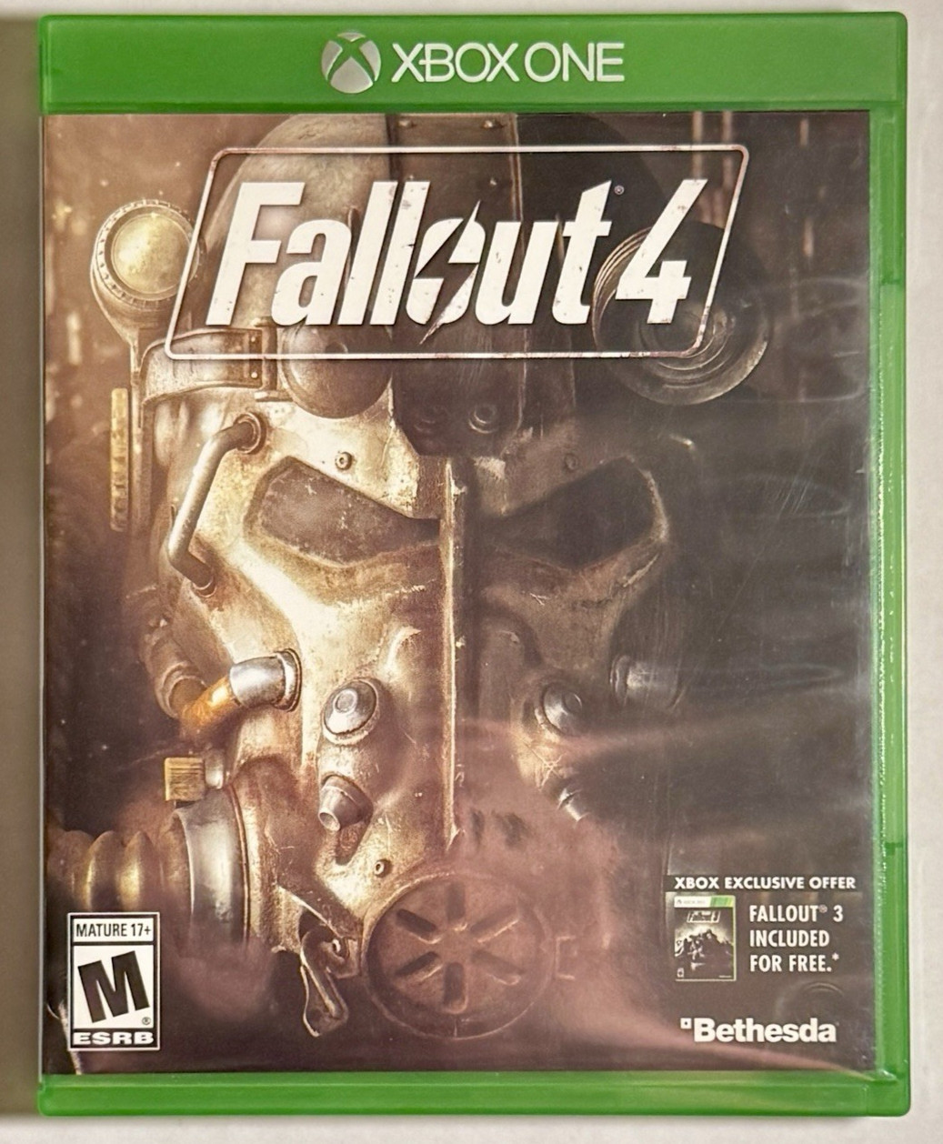 Fallout 4 Xbox One Complete CIB w Manual Inserts Tested Bethesda RPG