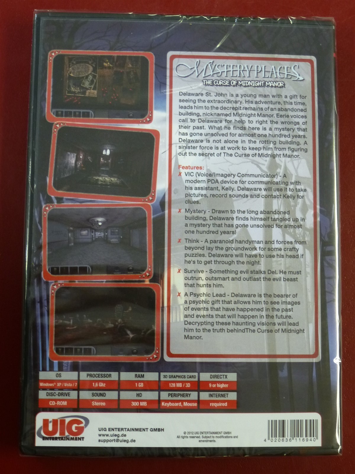 Video Game PC Mystery Places The Curse of Midnight Manor hidden object NEW SEAL