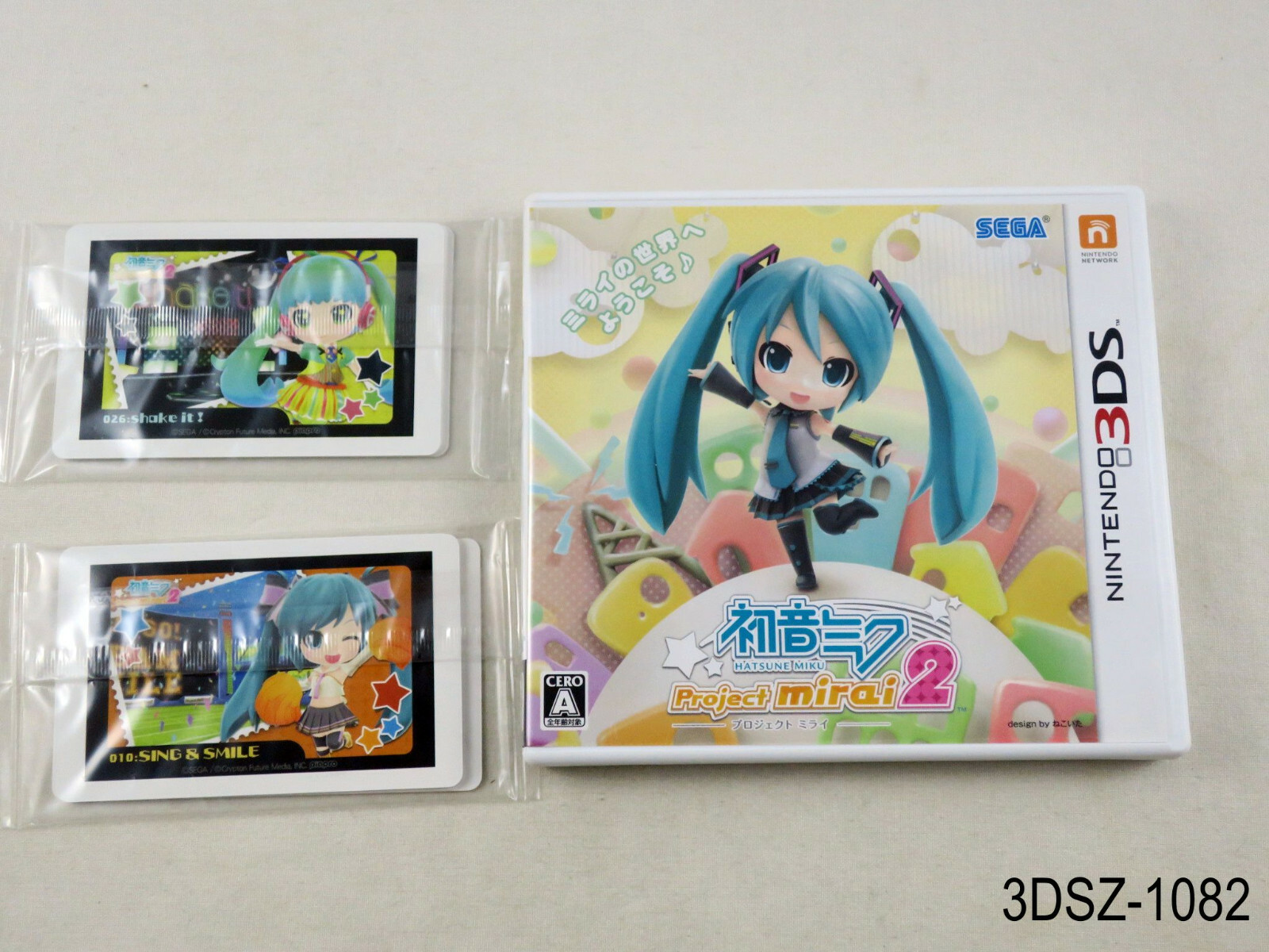Project Mirai 2 w/ AR Hatsune Miku Nintendo 3DS Japanese Import Japan US Seller