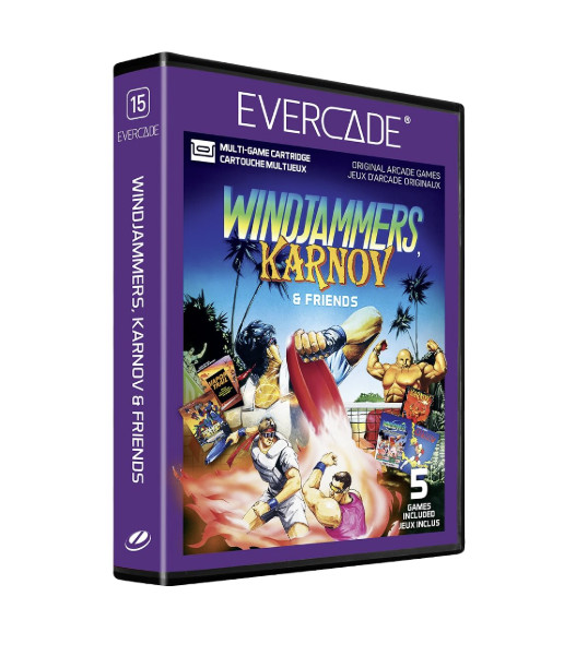Evercade Blaze Windjammers, Karnov And Friends New Ship Fast US Seller