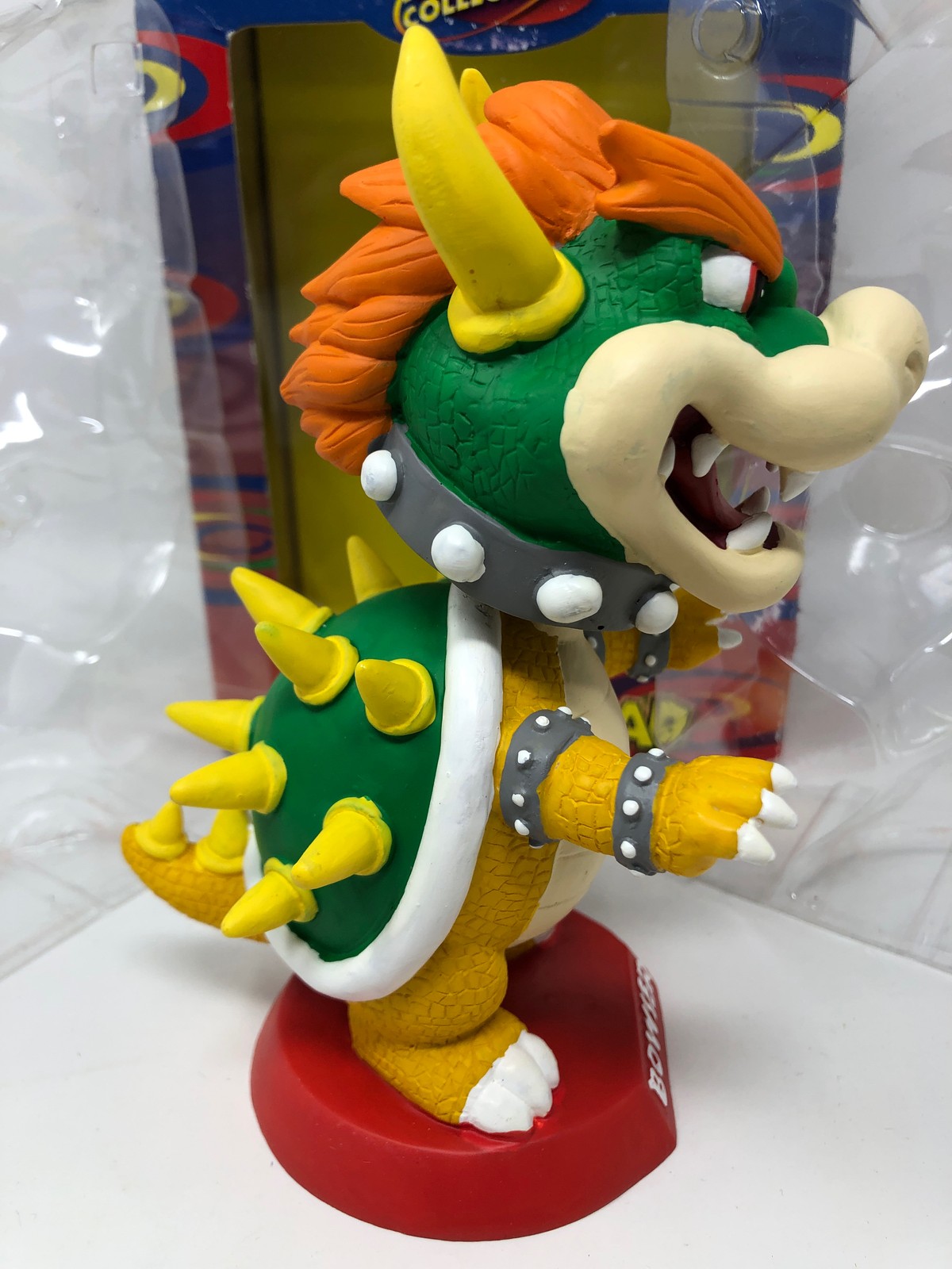 BOWSER TOYSITE 2001 BD&A NINTENDO COLLECTIBLES Bobble Head Mario