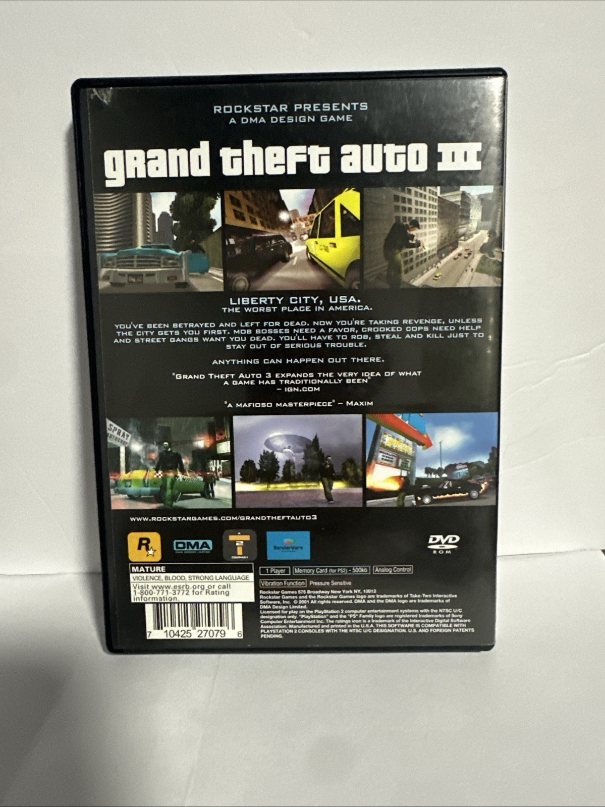 Grand Theft Auto 3 PlayStation 2