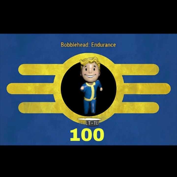 Xbox One S|X Fallout 76 Bobblehead: Endurance 100 Total for Crafting Or Buffs