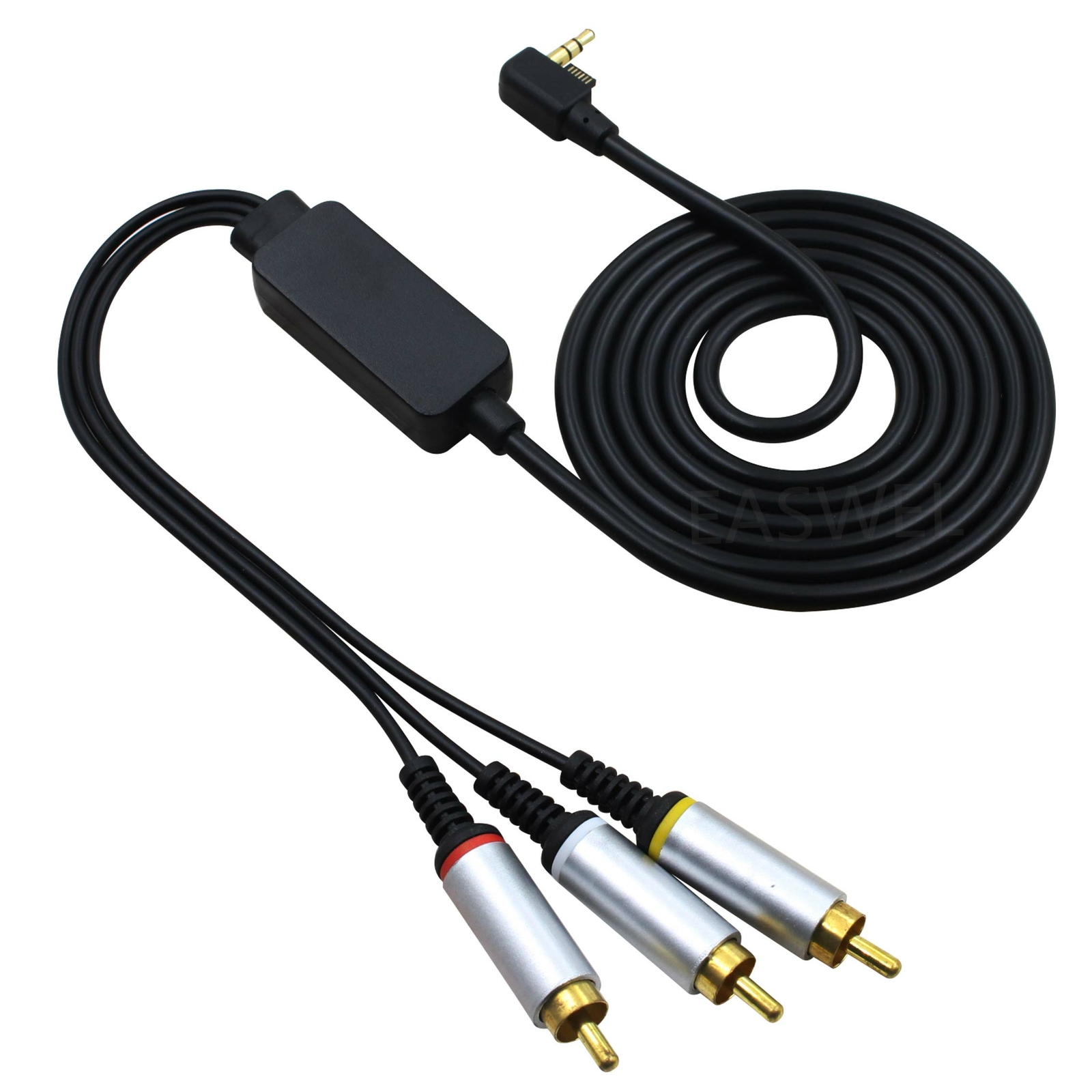 For PSP 2000 3000 Tranfer Slim to TV 3 RCA Cable Cord AV Cable Audio Cables