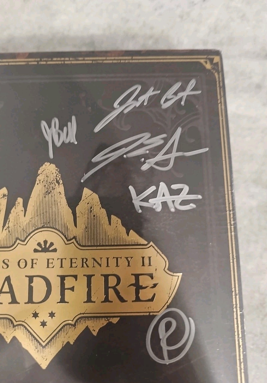 Pillars of Eternity II Deadfire Collector’s Edition Signed By Dev Team SEALED