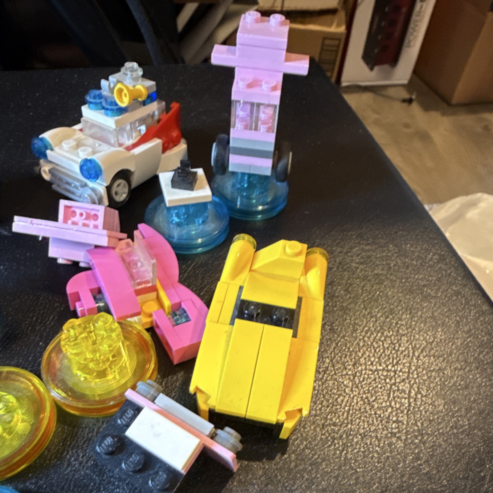 Lot of 11 LEGO Dimensions Toy Tag Bases & Builds (2015)