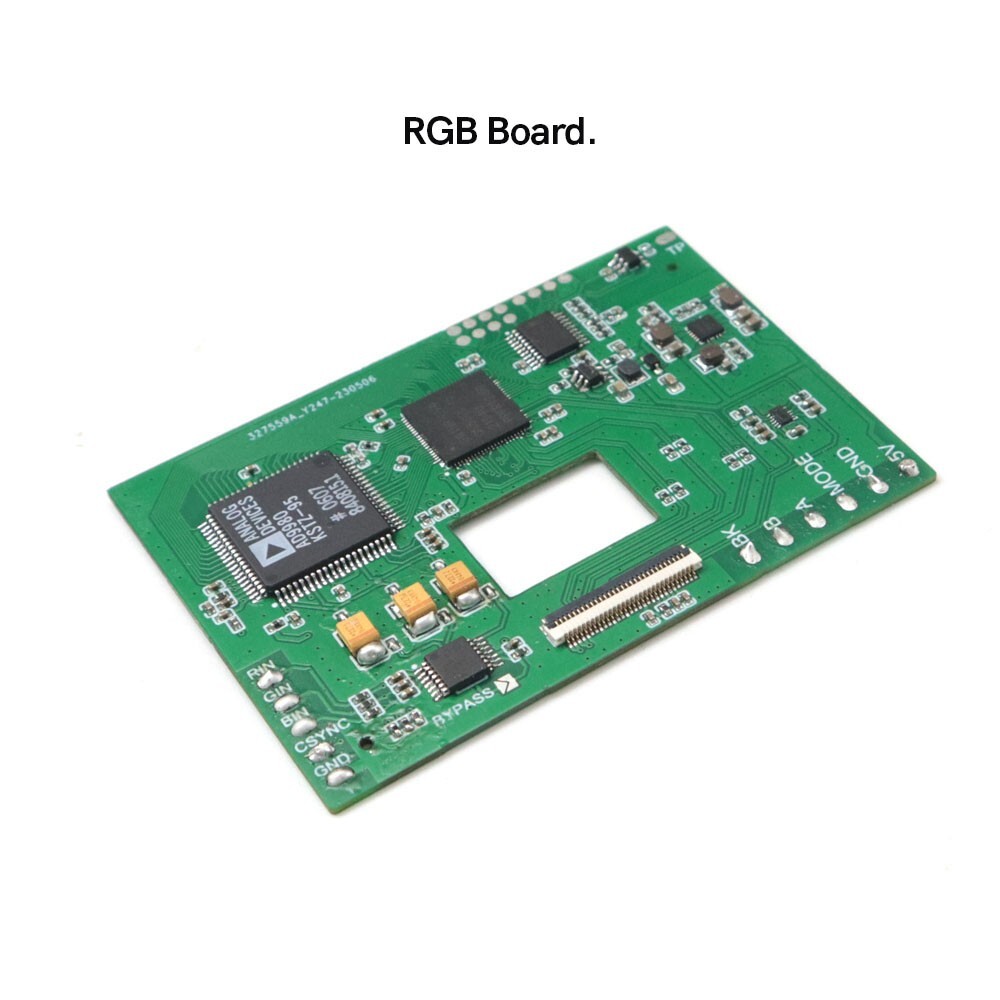 OSD Menu 3.5” HD 640×480 IPS Hight Light LCD RGB Board for SEGA Nomad Console