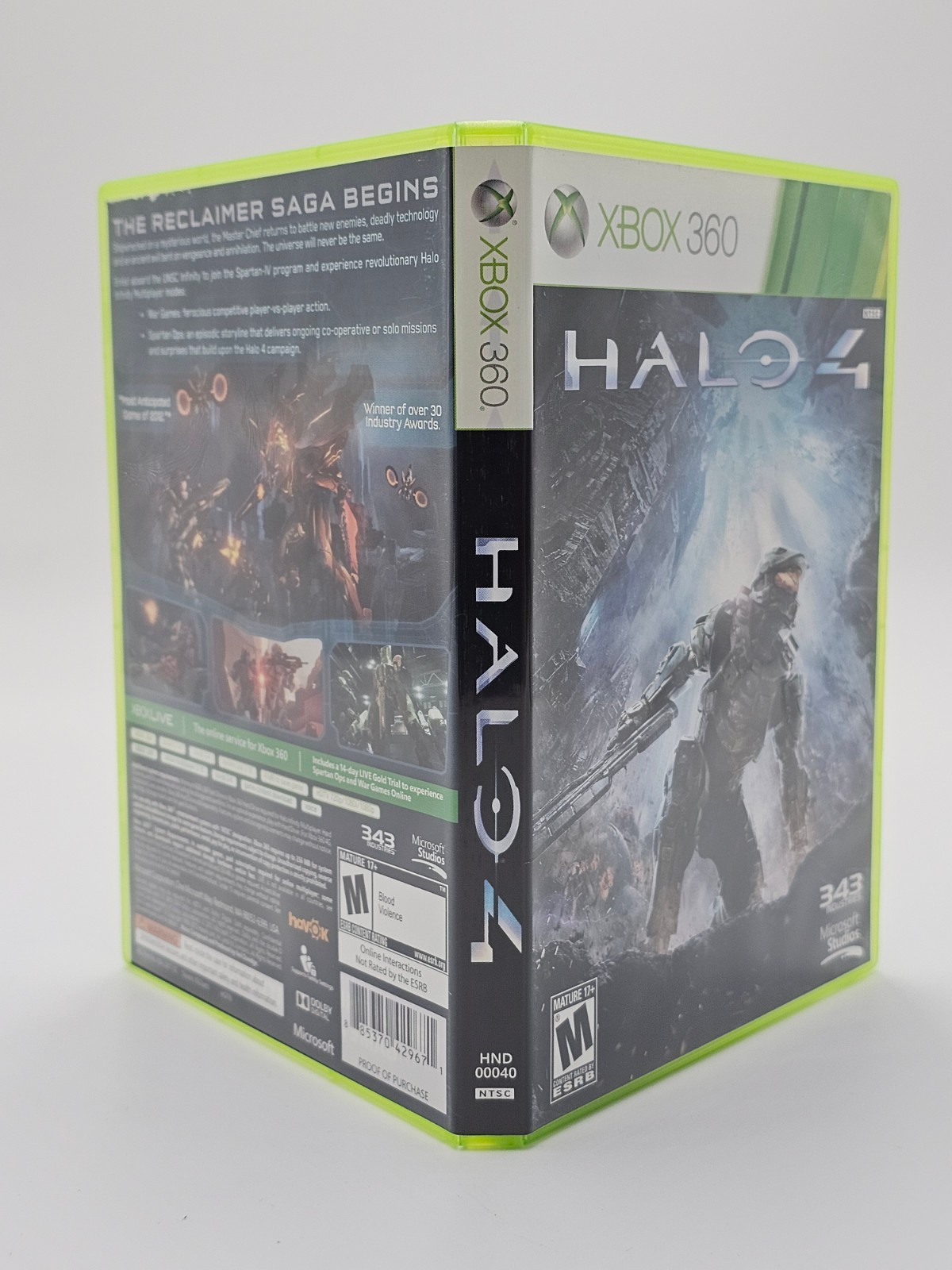 Microsoft Xbox 360 Halo 4 CIB Cleaned & Tested