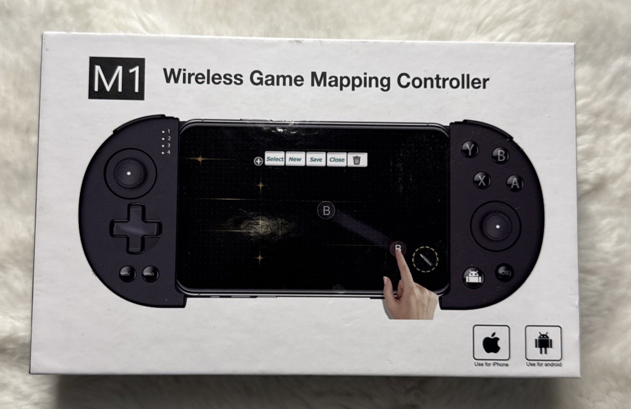 M1 wireless game mapping controller. Apple android.