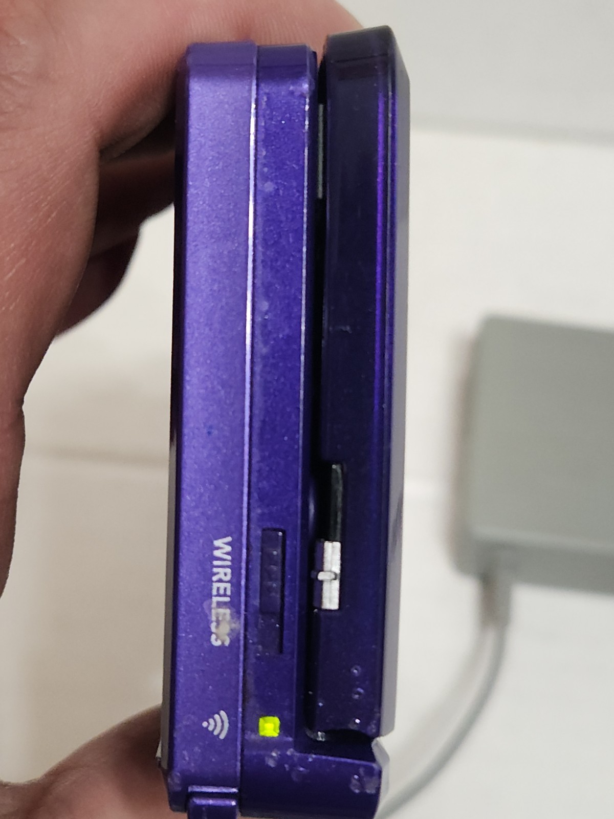 Nintendo 3DS Midnight Purple System CTR-001 Tested Working w/ Charger No Stylus