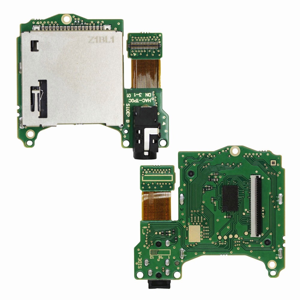 Game Cartridge Card Slot Reader &Headphone Audio Jack Cable For Nintendo Switch