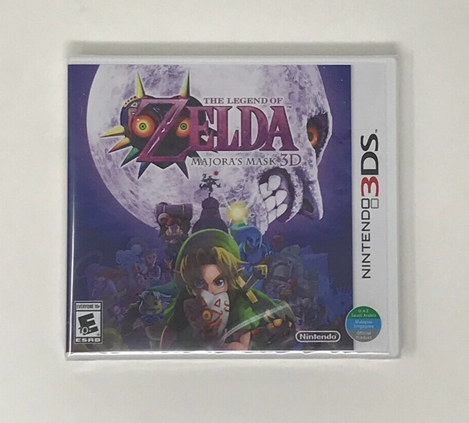 The Legend of Zelda Majora’s Mask 3D Nintendo 3DS Brand New & Factory Sealed!