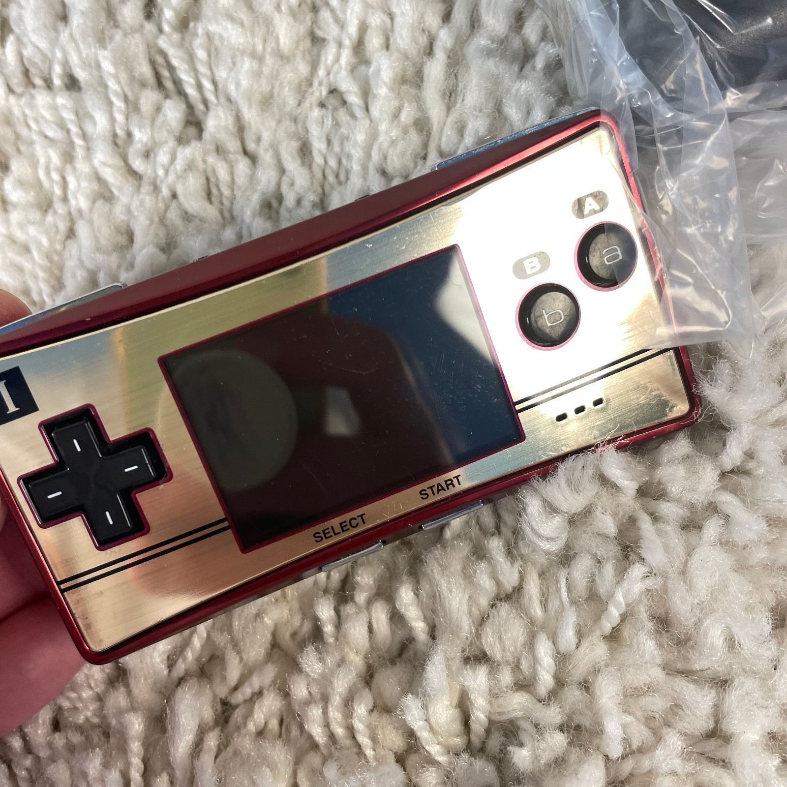 Nintendo Game Boy Micro 20th Anniversary Edition Handheld System OXY-001 Tested