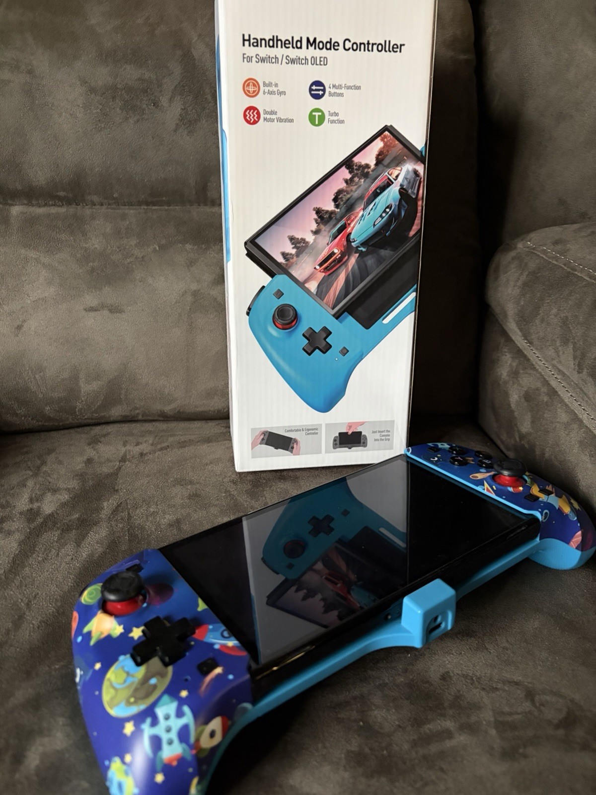 Nintendo Switch (OLED Model) Super Smash Bros. Bundle 64GB Console – Gray