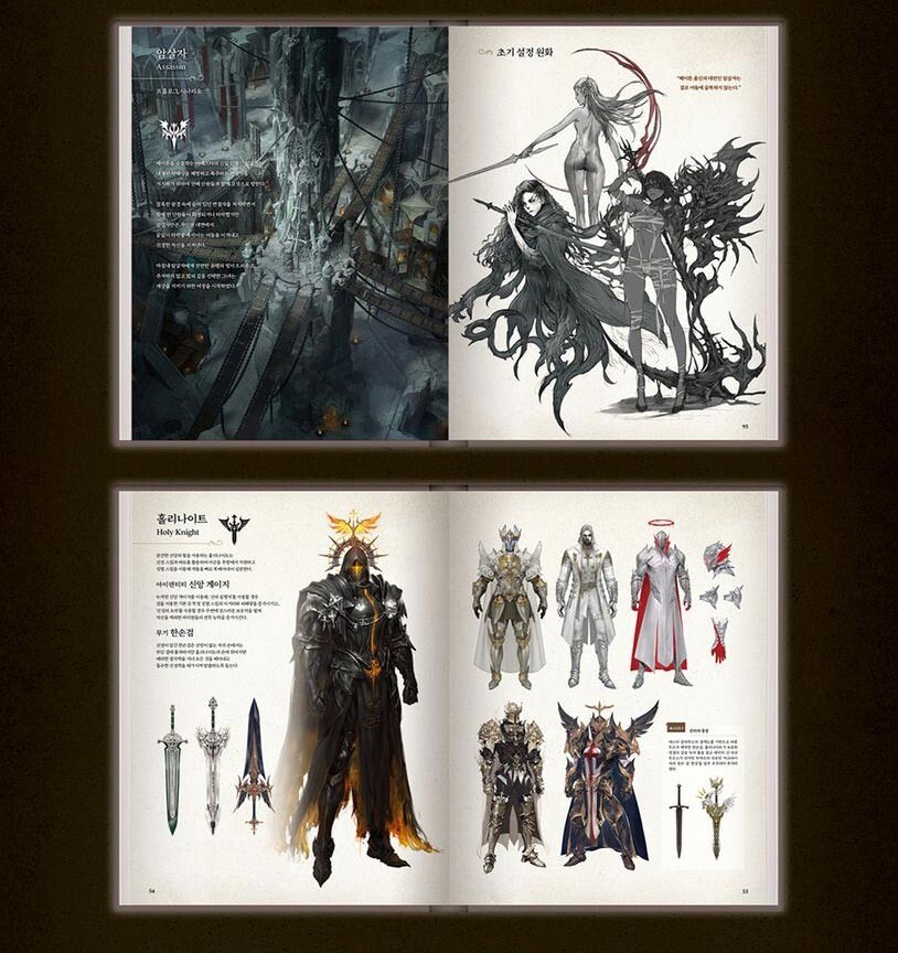 Lost Ark Official Set Up Book Art Book / Korean Version