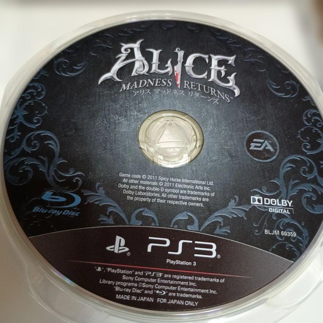 [Good condition] Alice: Madness Returns PS3 Best Hits PlayStation3
