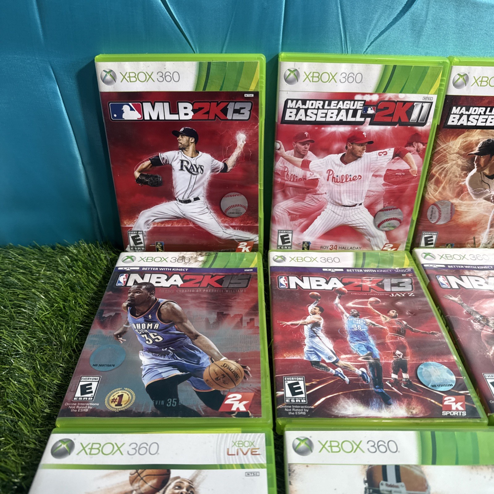 Lot of 12 XBox 360 SPORTS GAMES MLB MADDEN 2K 11 12 13 14 15