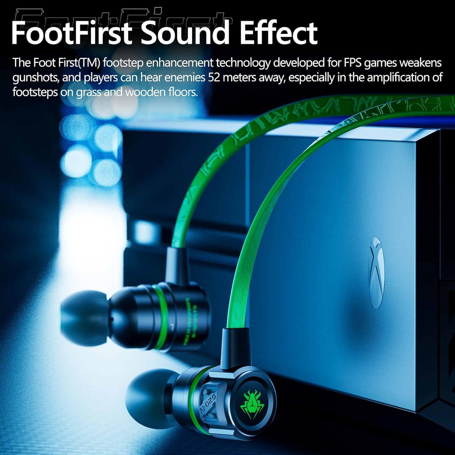 G20 Gaming Earbuds Wired – USB-C & 3.5mm, Noise Isolating In-Ear Headphones