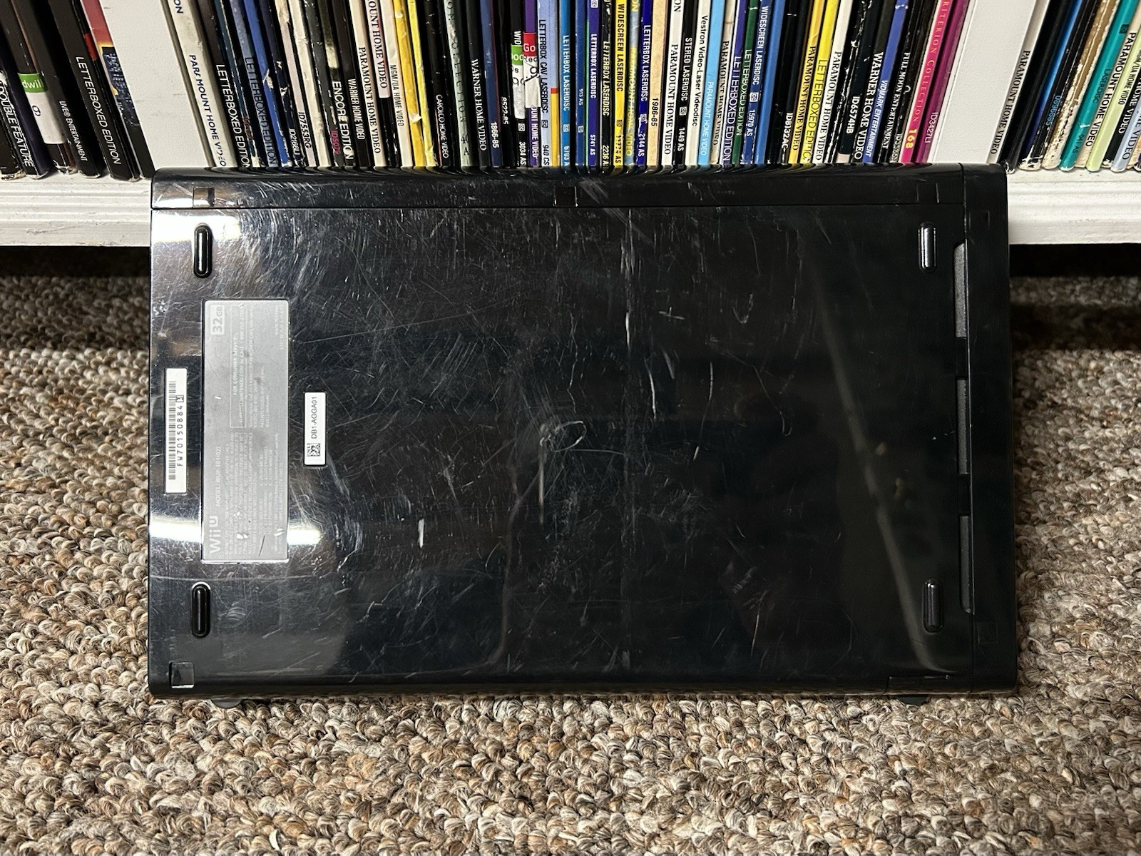 Nintendo Wii U WUP-101(02) 32GB Black – CONSOLE & POWER SUPPLY ONLY – TESTED ✅