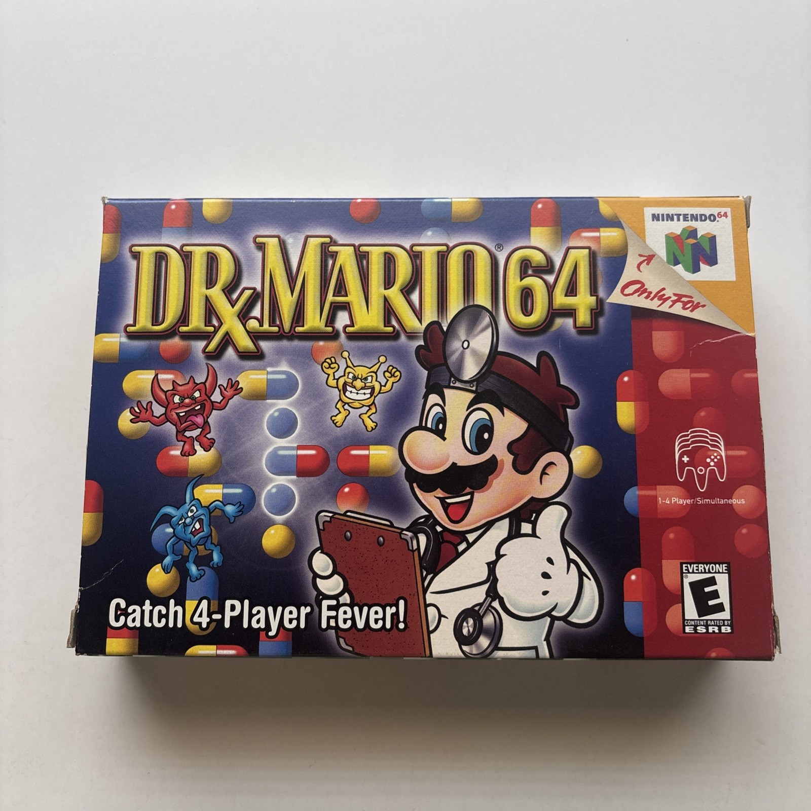 Dr. Mario Nintendo 64 N64 Authentic Complete In Box CIB Tetris Tested Mint Cart