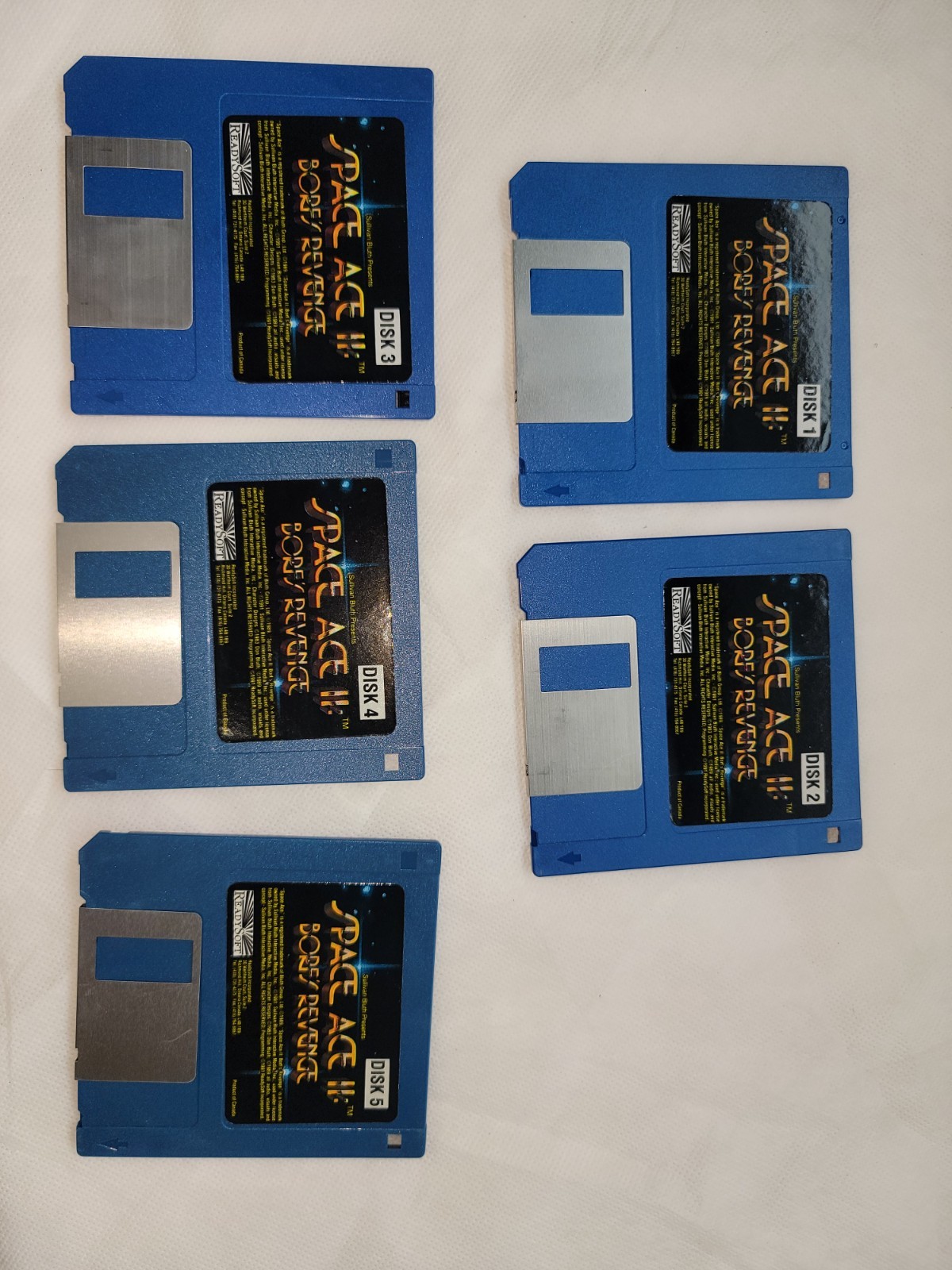 Commodore Amiga Space Ace II: Borf’s Revenge – Excellent Condition – Tested