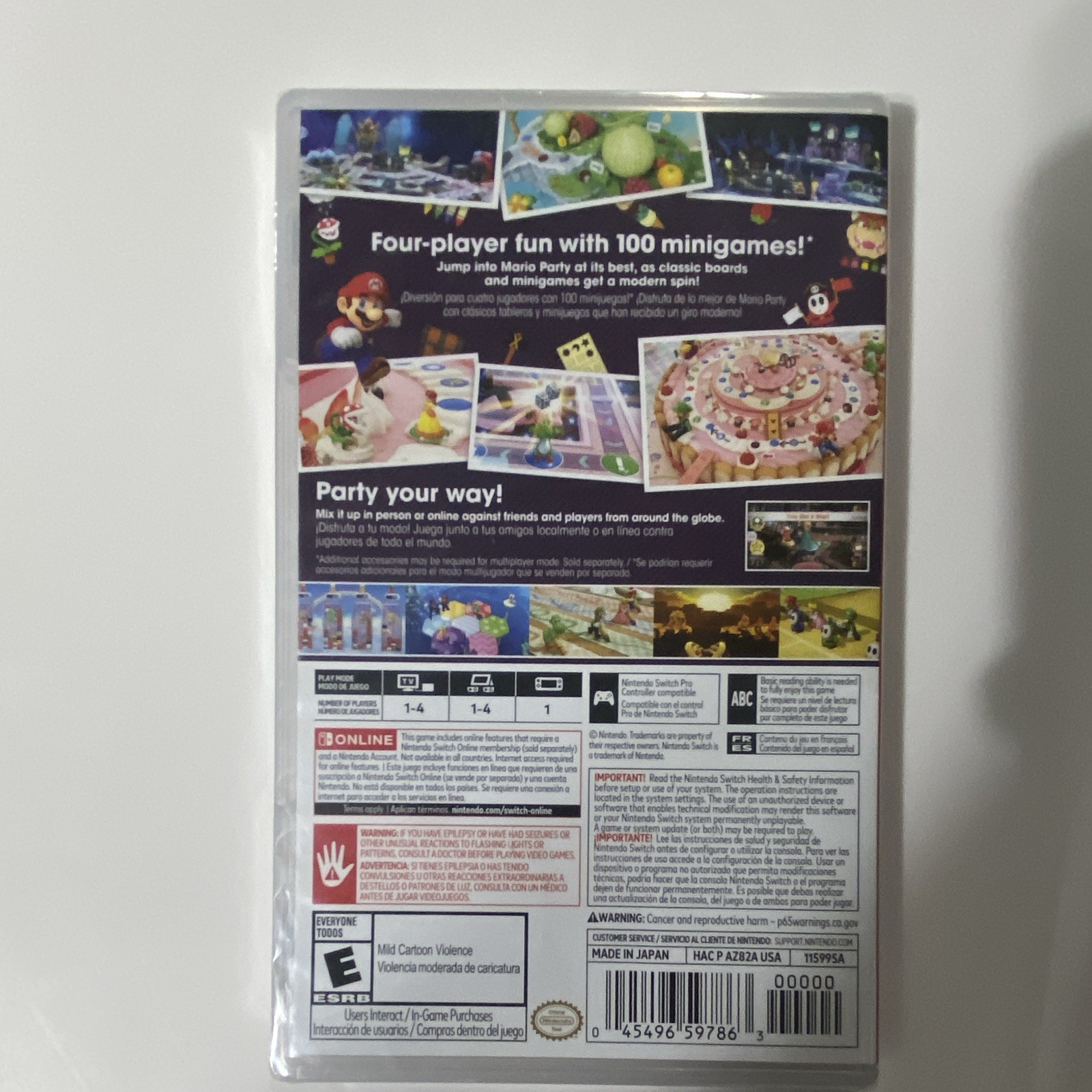 Nintendo Mario Party Superstars Switch (NTSC-U/C) E Multiplayer