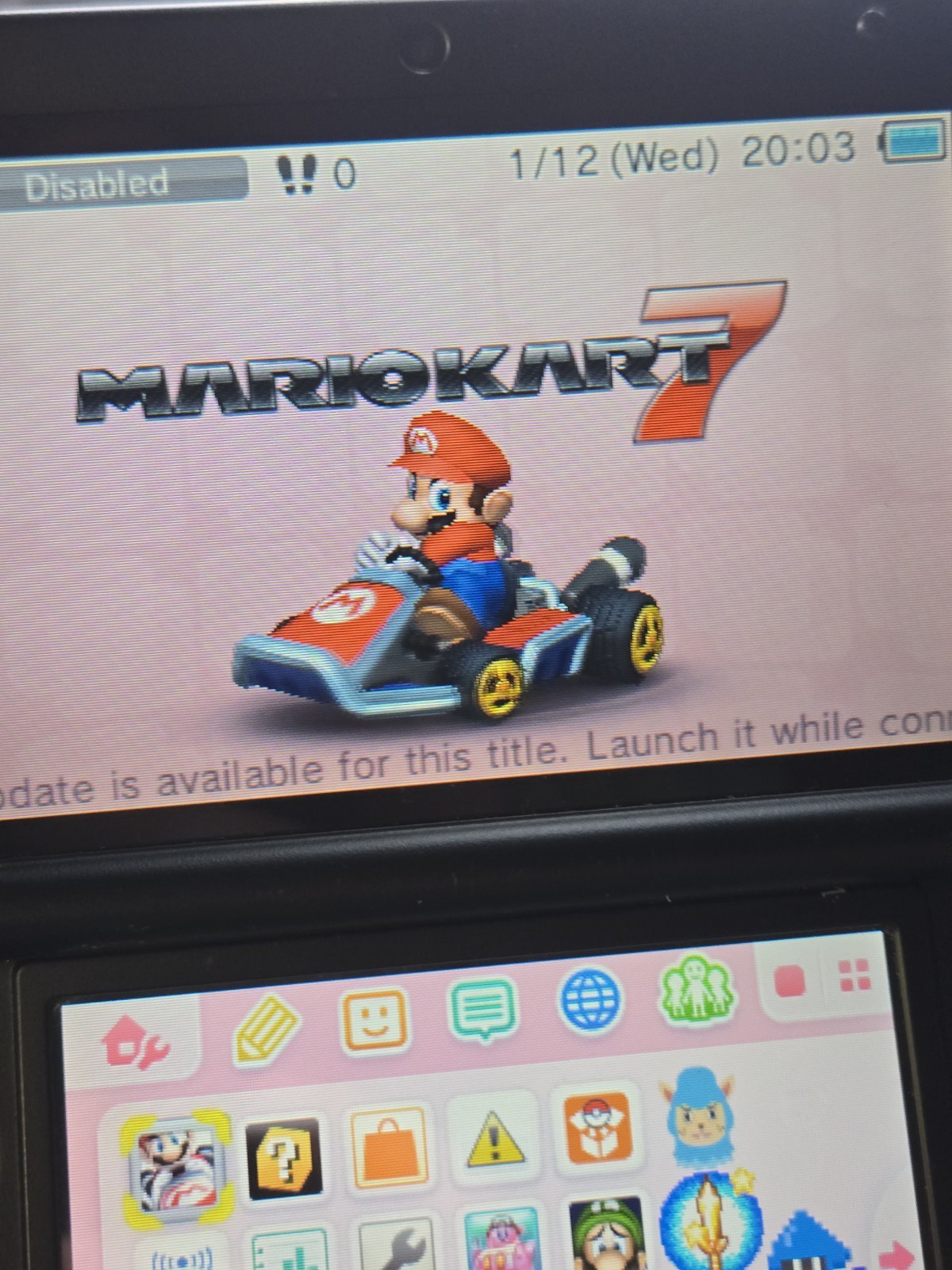 Mario Kart 7 Nintendo 3DS Game Cartridge Tested Working