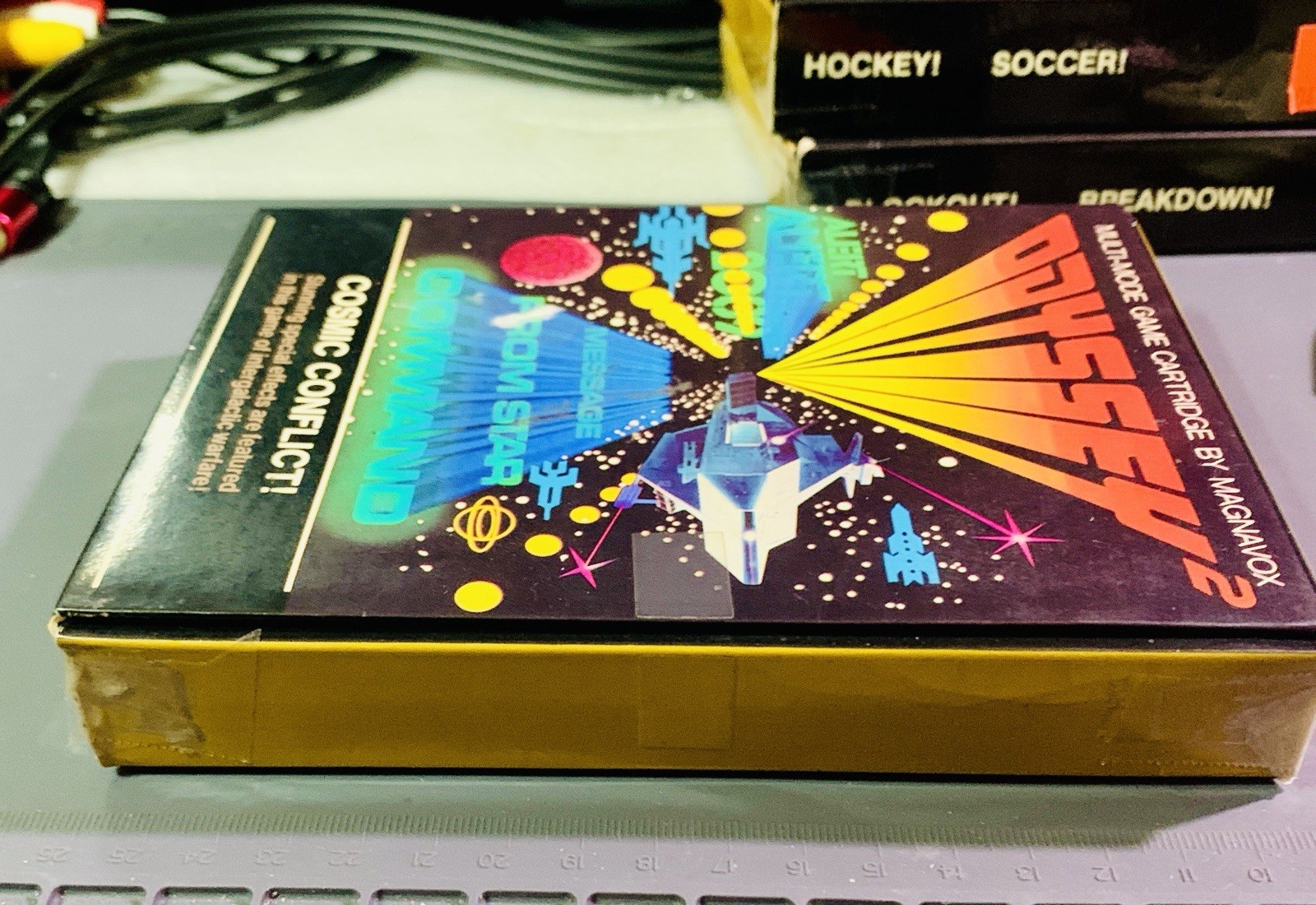 Magnavox Odyssey 2 Cosmic Conflict 1978 CIB TESTED